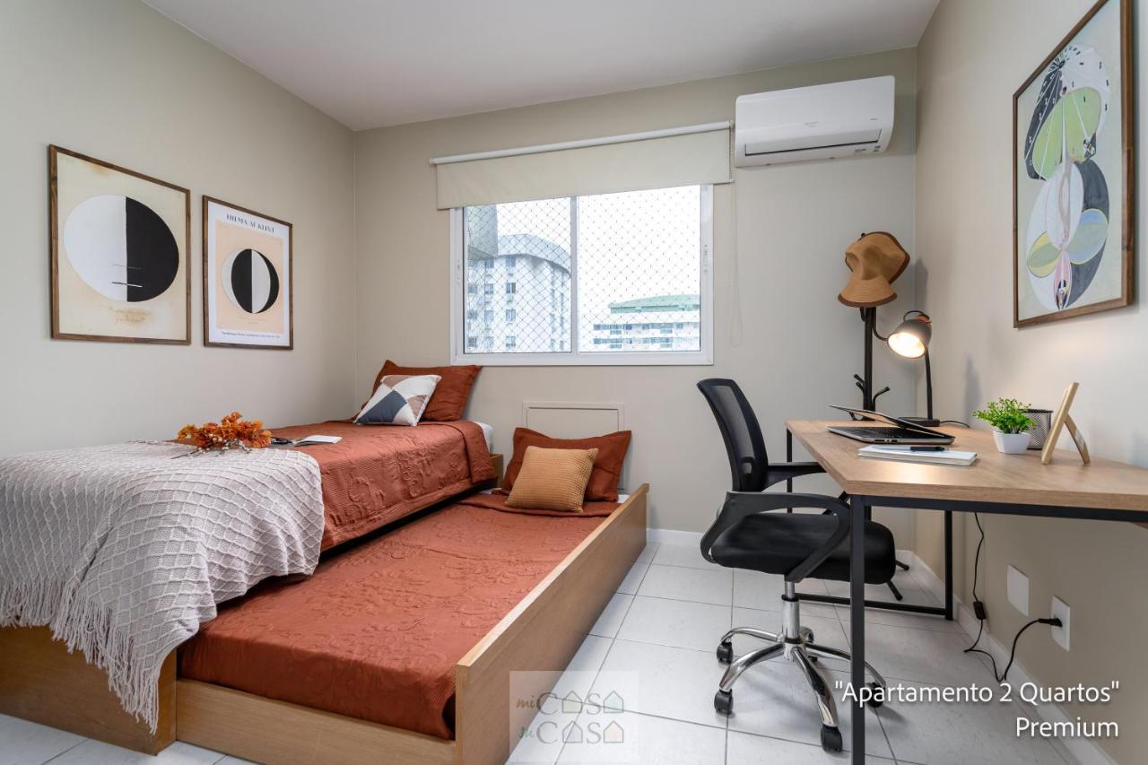 ריו דה ז'ניירו 2 Quartos Com Varanda A 300M Riocentro Wi-Fi 120Mbps E Cozinha Completa - Condominio Com Piscina, Estacionamento, Portaria 24H E Parquinho Infantil - Apartamento Indicado Para Grupos, Hospedes A Trabalho E Criancas מראה חיצוני תמונה