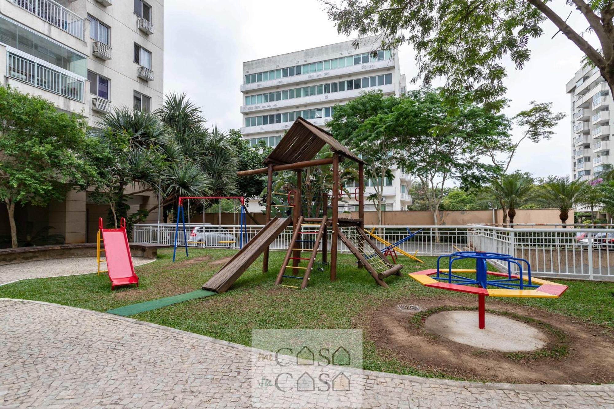ריו דה ז'ניירו 2 Quartos Com Varanda A 300M Riocentro Wi-Fi 120Mbps E Cozinha Completa - Condominio Com Piscina, Estacionamento, Portaria 24H E Parquinho Infantil - Apartamento Indicado Para Grupos, Hospedes A Trabalho E Criancas מראה חיצוני תמונה