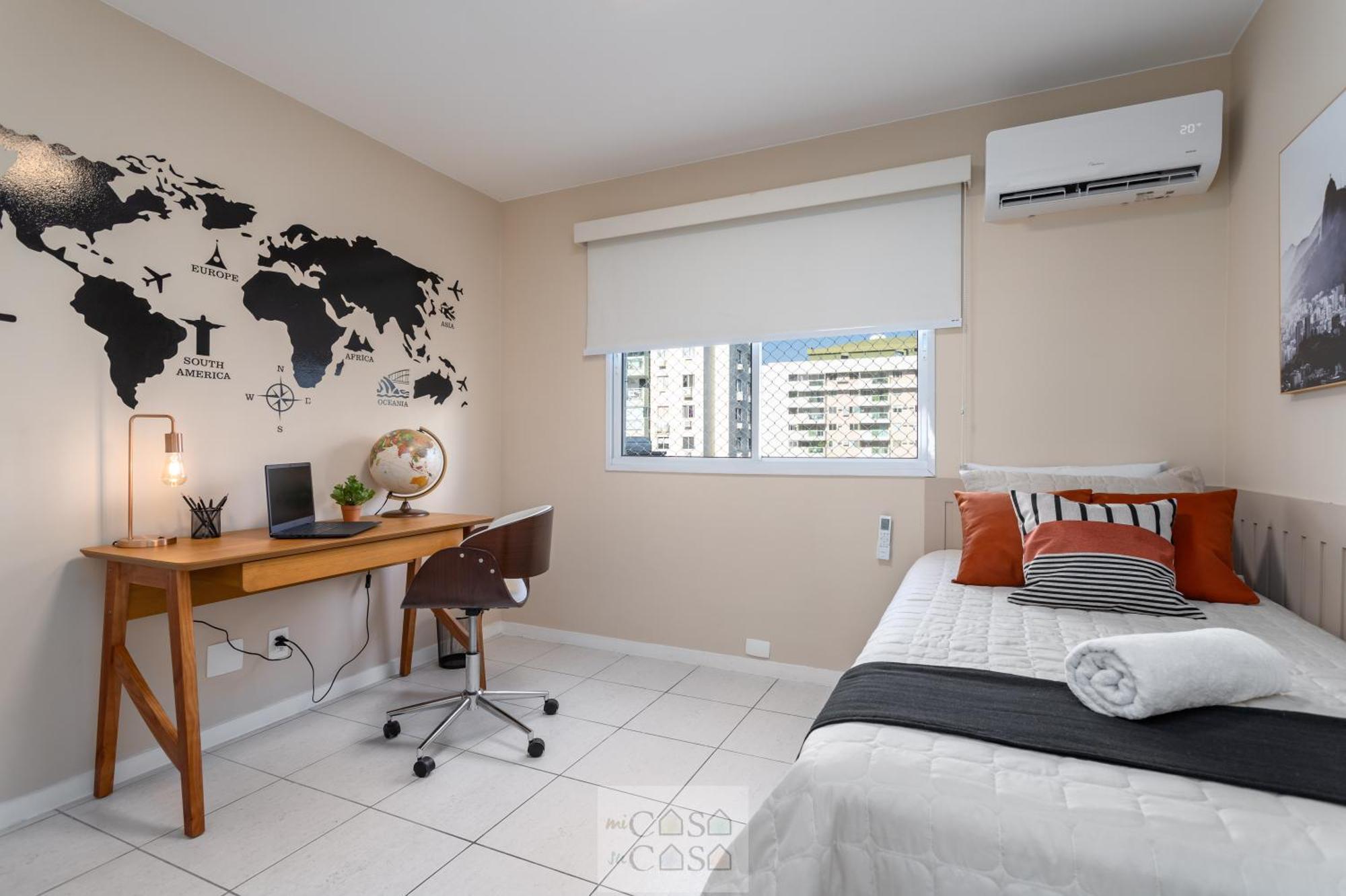 ריו דה ז'ניירו 2 Quartos Com Varanda A 300M Riocentro Wi-Fi 120Mbps E Cozinha Completa - Condominio Com Piscina, Estacionamento, Portaria 24H E Parquinho Infantil - Apartamento Indicado Para Grupos, Hospedes A Trabalho E Criancas חדר תמונה